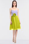 ColsBM Kadence Sulphur Spring Modern A-line Strapless Sleeveless Flower Bridesmaid Dresses