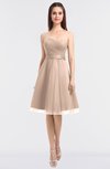ColsBM Olivia Almost Apricot Princess A-line Strapless Knee Length Bow Bridesmaid Dresses