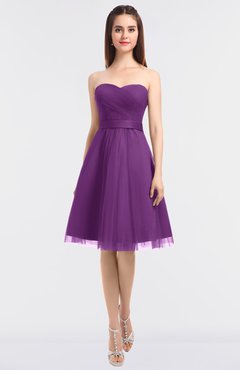 ColsBM Olivia Dahlia Princess A-line Strapless Knee Length Bow Bridesmaid Dresses