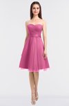 ColsBM Olivia Rose Pink Princess A-line Strapless Knee Length Bow Bridesmaid Dresses