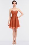 ColsBM Denise Flamingo Glamorous A-line Sleeveless Zip up Mini Appliques Bridesmaid Dresses