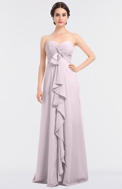 ColsBM Jemma Blush Elegant A-line Strapless Sleeveless Ruching Bridesmaid Dresses