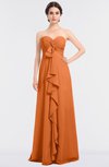 ColsBM Jemma Mango Elegant A-line Strapless Sleeveless Ruching Bridesmaid Dresses