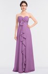 ColsBM Jemma Orchid Elegant A-line Strapless Sleeveless Ruching Bridesmaid Dresses