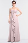 ColsBM Jemma Petal Pink Elegant A-line Strapless Sleeveless Ruching Bridesmaid Dresses