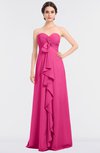 ColsBM Jemma Rose Pink Elegant A-line Strapless Sleeveless Ruching Bridesmaid Dresses