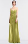 ColsBM Tayler Daffodil Elegant A-line Spaghetti Sleeveless Zip up Bridesmaid Dresses