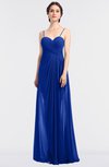 ColsBM Tayler Dazzling Blue Elegant A-line Spaghetti Sleeveless Zip up Bridesmaid Dresses