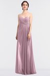 ColsBM Tayler Mist Pink Elegant A-line Spaghetti Sleeveless Zip up Bridesmaid Dresses