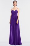 ColsBM Tayler Royal Purple Elegant A-line Spaghetti Sleeveless Zip up Bridesmaid Dresses