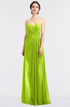 ColsBM Tayler Sharp Green Elegant A-line Spaghetti Sleeveless Zip up Bridesmaid Dresses