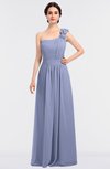 ColsBM Winter Lavender Mature A-line Asymmetric Neckline Sleeveless Floor Length Flower Bridesmaid Dresses