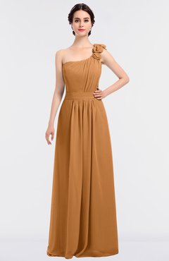 ColsBM Winter Pheasant Mature A-line Asymmetric Neckline Sleeveless Floor Length Flower Bridesmaid Dresses