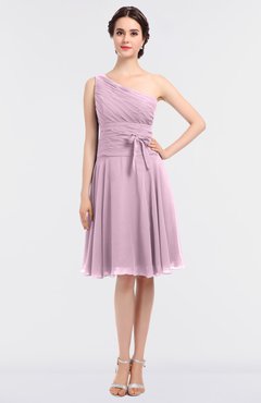 ColsBM Miriam Fairy Tale Mature A-line Zip up Knee Length Bow Bridesmaid Dresses