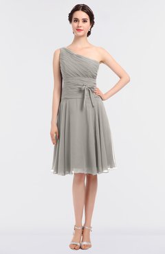 ColsBM Miriam Hushed Violet Mature A-line Zip up Knee Length Bow Bridesmaid Dresses