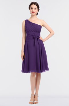 ColsBM Miriam Pansy Mature A-line Zip up Knee Length Bow Bridesmaid Dresses