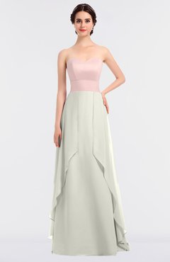 ColsBM Rachel Ivory Mature A-line Strapless Zip up Sweep Train Plainness Bridesmaid Dresses