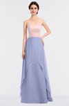 ColsBM Rachel Lavender Mature A-line Strapless Zip up Sweep Train Plainness Bridesmaid Dresses