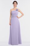 ColsBM Kendra Pastel Lilac Elegant Asymmetric Neckline Sleeveless Floor Length Flower Bridesmaid Dresses