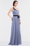 ColsBM Ivanna Lavender Elegant A-line Halter Sleeveless Floor Length Flower Bridesmaid Dresses