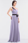 ColsBM Ivanna Pastel Lilac Elegant A-line Halter Sleeveless Floor Length Flower Bridesmaid Dresses