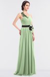 ColsBM Ivanna Seacrest Elegant A-line Halter Sleeveless Floor Length Flower Bridesmaid Dresses