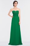 ColsBM Sadie Green Elegant A-line Zip up Floor Length Beaded Bridesmaid Dresses