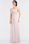 ColsBM Jenna Light Pink Modern A-line Sleeveless Zip up Ruching Bridesmaid Dresses