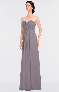 ColsBM Jenna Sea Fog Modern A-line Sleeveless Zip up Ruching Bridesmaid Dresses