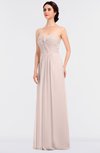 ColsBM Jenna Silver Peony Modern A-line Sleeveless Zip up Ruching Bridesmaid Dresses