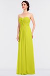 ColsBM Jenna Sulphur Spring Modern A-line Sleeveless Zip up Ruching Bridesmaid Dresses
