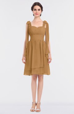 ColsBM Mariam Doe Mature Thick Straps Sleeveless Zip up Knee Length Bridesmaid Dresses