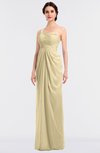 ColsBM Sandra Cornhusk Gorgeous A-line Zip up Floor Length Ruching Bridesmaid Dresses