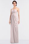 ColsBM Sandra Light Pink Gorgeous A-line Zip up Floor Length Ruching Bridesmaid Dresses