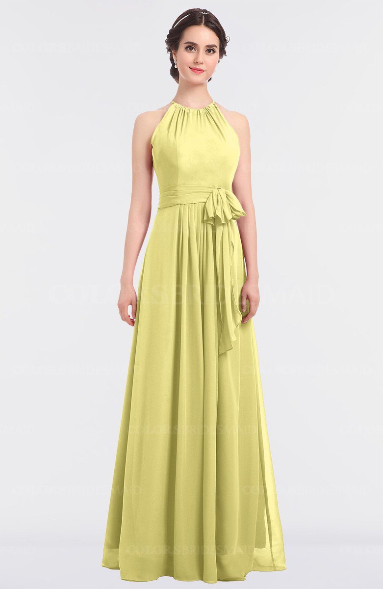 ColsBM Ellie Pastel Yellow Bridesmaid Dresses - ColorsBridesmaid