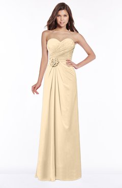 ColsBM Aitana Apricot Gelato Luxury A-line Sleeveless Zip up Chiffon Bridesmaid Dresses