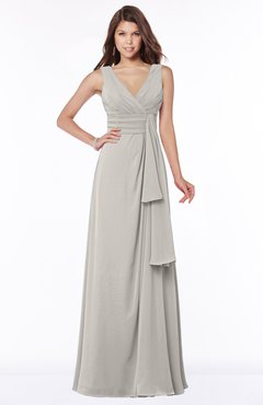 ColsBM Giselle Hushed Violet Gorgeous A-line V-neck Sleeveless Half Backless Pick up Bridesmaid Dresses