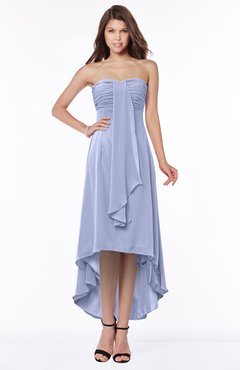 ColsBM Faith Blue Heron Plain A-line Sleeveless Zip up Chiffon Pick up Bridesmaid Dresses