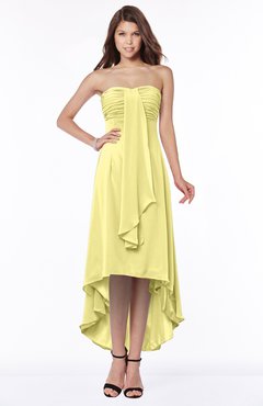 ColsBM Faith Daffodil Plain A-line Sleeveless Zip up Chiffon Pick up Bridesmaid Dresses