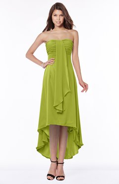 ColsBM Faith Green Oasis Plain A-line Sleeveless Zip up Chiffon Pick up Bridesmaid Dresses