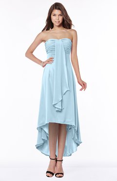 ColsBM Faith Ice Blue Plain A-line Sleeveless Zip up Chiffon Pick up Bridesmaid Dresses