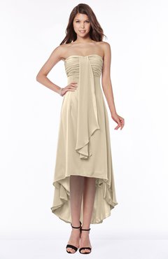 ColsBM Faith Novelle Peach Plain A-line Sleeveless Zip up Chiffon Pick up Bridesmaid Dresses