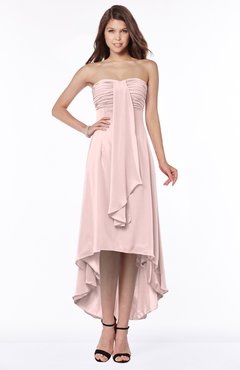 ColsBM Faith Pastel Pink Plain A-line Sleeveless Zip up Chiffon Pick up Bridesmaid Dresses