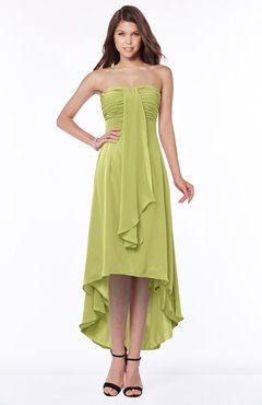ColsBM Faith Pistachio Plain A-line Sleeveless Zip up Chiffon Pick up Bridesmaid Dresses