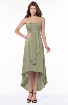 ColsBM Faith Sponge Plain A-line Sleeveless Zip up Chiffon Pick up Bridesmaid Dresses