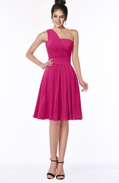 ColsBM Sophia Beetroot Purple Cute A-line Sleeveless Chiffon Ruching Bridesmaid Dresses