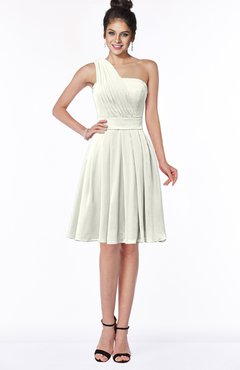 ColsBM Sophia Ivory Cute A-line Sleeveless Chiffon Ruching Bridesmaid Dresses