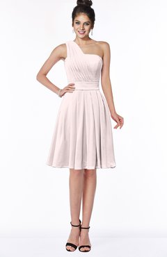 ColsBM Sophia Light Pink Cute A-line Sleeveless Chiffon Ruching Bridesmaid Dresses