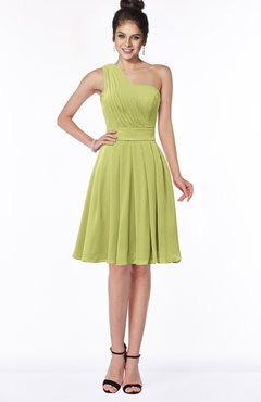 ColsBM Sophia Pistachio Cute A-line Sleeveless Chiffon Ruching Bridesmaid Dresses
