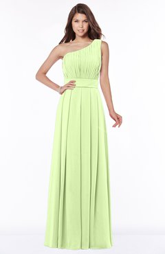 ColsBM Adeline Butterfly Gorgeous A-line One Shoulder Zip up Floor Length Pleated Bridesmaid Dresses